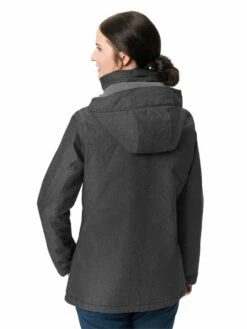 VAUDE Damen Winterjacke Limford Jacket IV - Phantom Uni -Grundstoff Verkaufsladen Rueckansicht ecofriendly Jacket phantom uni 42452 970 1280x1280