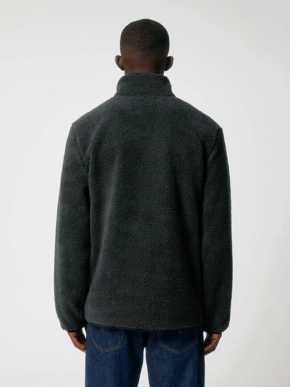 Unisex Sherpa-Jacke Aus Recyceltem Polyester - Black 8 Unisex Sherpa-Jacke Aus Recyceltem Polyester - Black – Bild 6