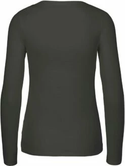 Neu eingetroffen -Grundstoff Verkaufsladen Rueckansicht nachhaltiges Langarmshirt Bio O81050 charcoal 1280x1280