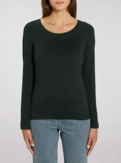 Longsleeve Aus Bio-Baumwolle - Black - 3er-Pack 10 Longsleeve Aus Bio-Baumwolle - Black - 3er-Pack -Grundstoff Verkaufsladen STTW021 002 Langarm Shirt schwarz reine Biobaumwolle Single Jersey 1280x1280 1