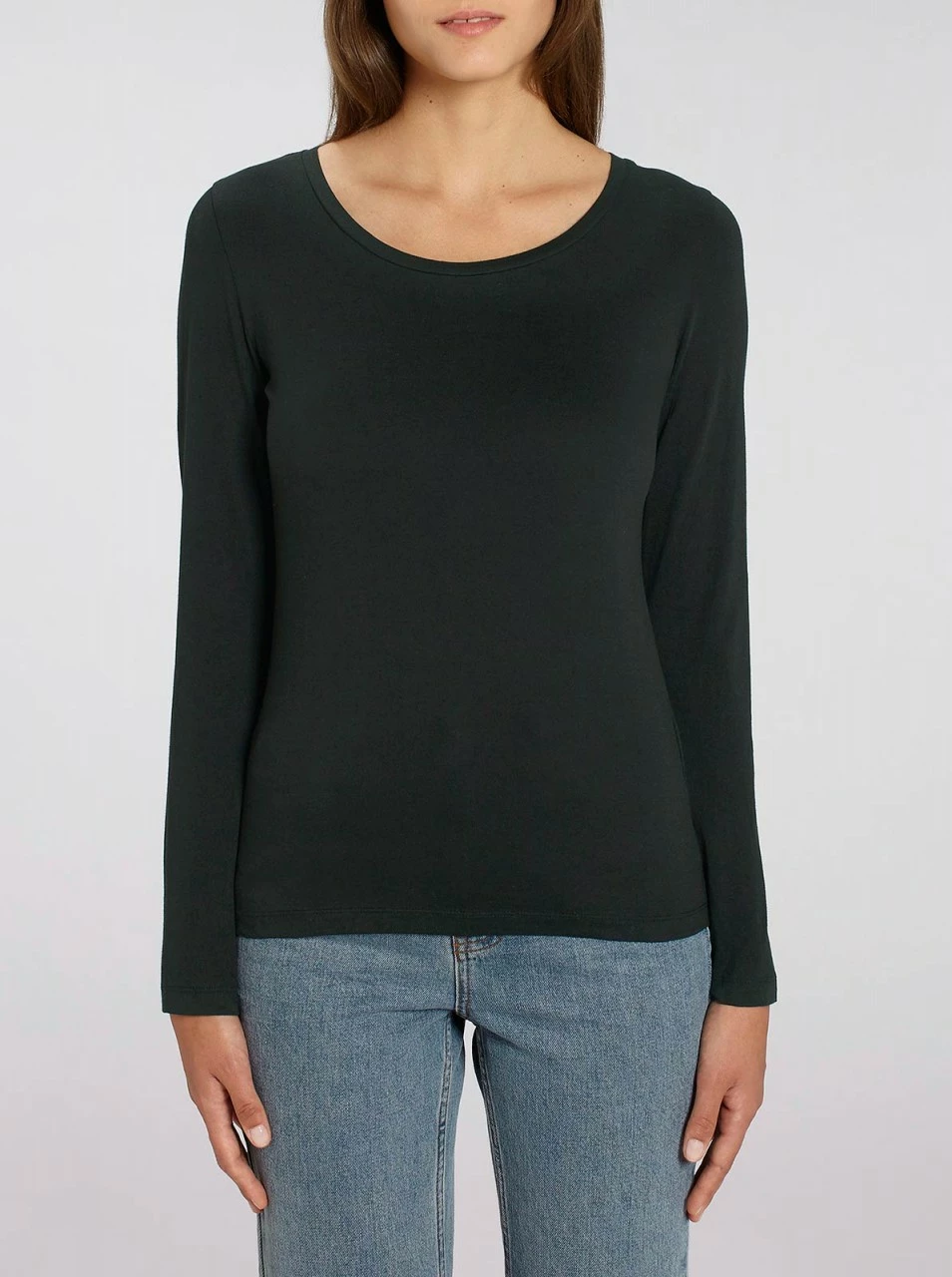 Longsleeve Aus Bio-Baumwolle - Black - 3er-Pack 5 Longsleeve Aus Bio-Baumwolle - Black - 3er-Pack – Bild 4