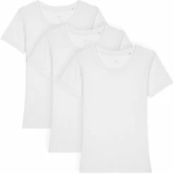 T-Shirt Aus Bio-Baumwolle - White - 3er-Pack