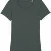 T-Shirt Aus Bio-Baumwolle - Anthracite -Grundstoff Verkaufsladen STTW032 253 Anthracite Tailliertes Damen T Shirt kurze Aermel klassisch Biobaumwolle oeko 1280x1280