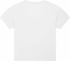 Weites T-Shirt Aus Bio-Baumwolle - White -Grundstoff Verkaufsladen STTW036 001 Tshirt Frauen weiss laessig Raglanaermel Bio Baumwolle fair hinten 1280x1280