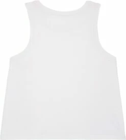 Kurzes Tank-Top Aus Bio-Baumwolle - White -Grundstoff Verkaufsladen STTW038 001 Kurzes Tanktop weiss Damen Biobaumwolle nachhaltig oeko Rueckansicht 1280x1280