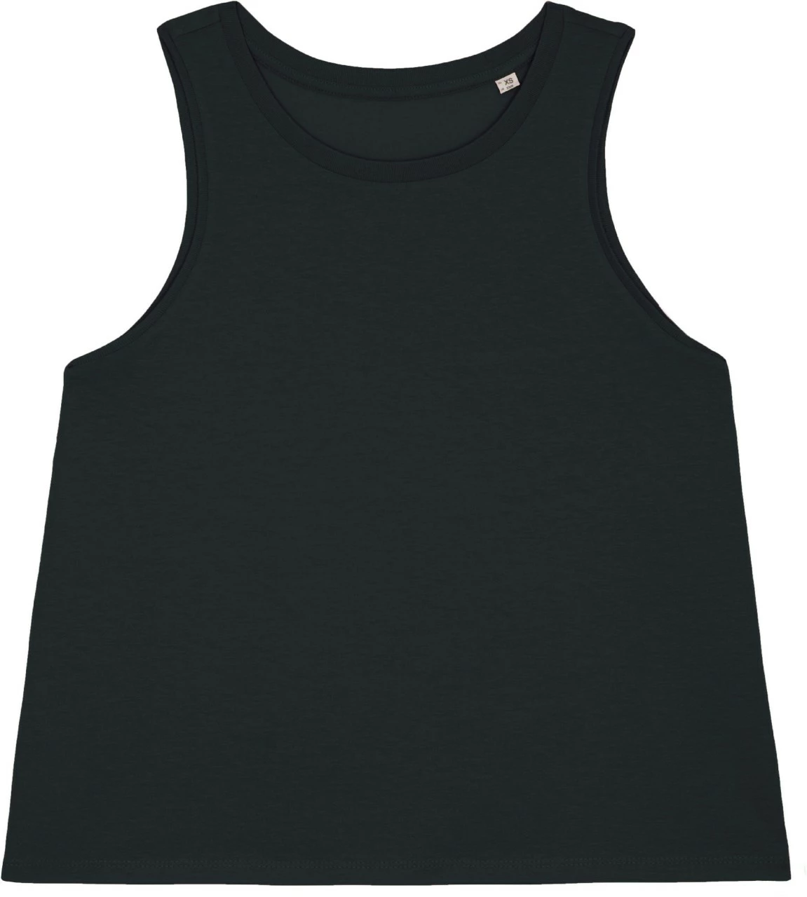 Kurzes Tank-Top Aus Bio-Baumwolle - Black 3 Kurzes Tank-Top Aus Bio-Baumwolle - Black