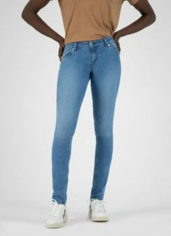 Skinny Fit Jeans Lilly - Pure Blue -Grundstoff Verkaufsladen Skinny Jeans fair MUD Lilly 1280x1280