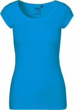 Neutral Roundneck T-Shirt Aus Fairtrade Bio-Baumwolle - Sapphire