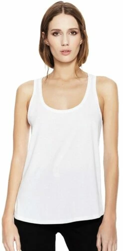 Organic Racerback Tank-Top - White -Grundstoff Verkaufsladen Tank Top Frauen Biobaumwolle EP17 white fw 1280x1280