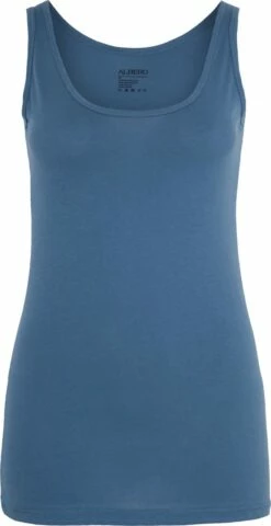 Trägershirt Aus Bio-Baumwolle - Denim