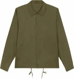 Unisex Coach Jacket Aus Recyceltem Polyester - British Khaki
