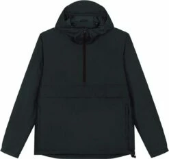 Unisex Pull-Over Jacke Aus Recyceltem Polyester - Black