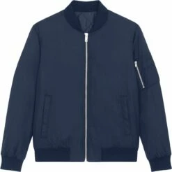 Unisex Bomber Jacke Aus Recyceltem Polyester - French Navy