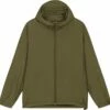Unisex Windbreaker Aus Recyceltem Polyester - British Khaki -Grundstoff Verkaufsladen U846 008 1 oekofaire Multifunktions Jacke aus reinem Recycelmaterial khak Unisex 1280x1280