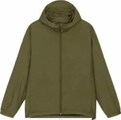 Unisex Windbreaker Aus Recyceltem Polyester - British Khaki