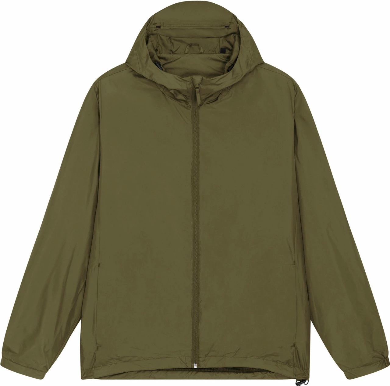 Unisex Windbreaker Aus Recyceltem Polyester - British Khaki 3 Unisex Windbreaker Aus Recyceltem Polyester - British Khaki