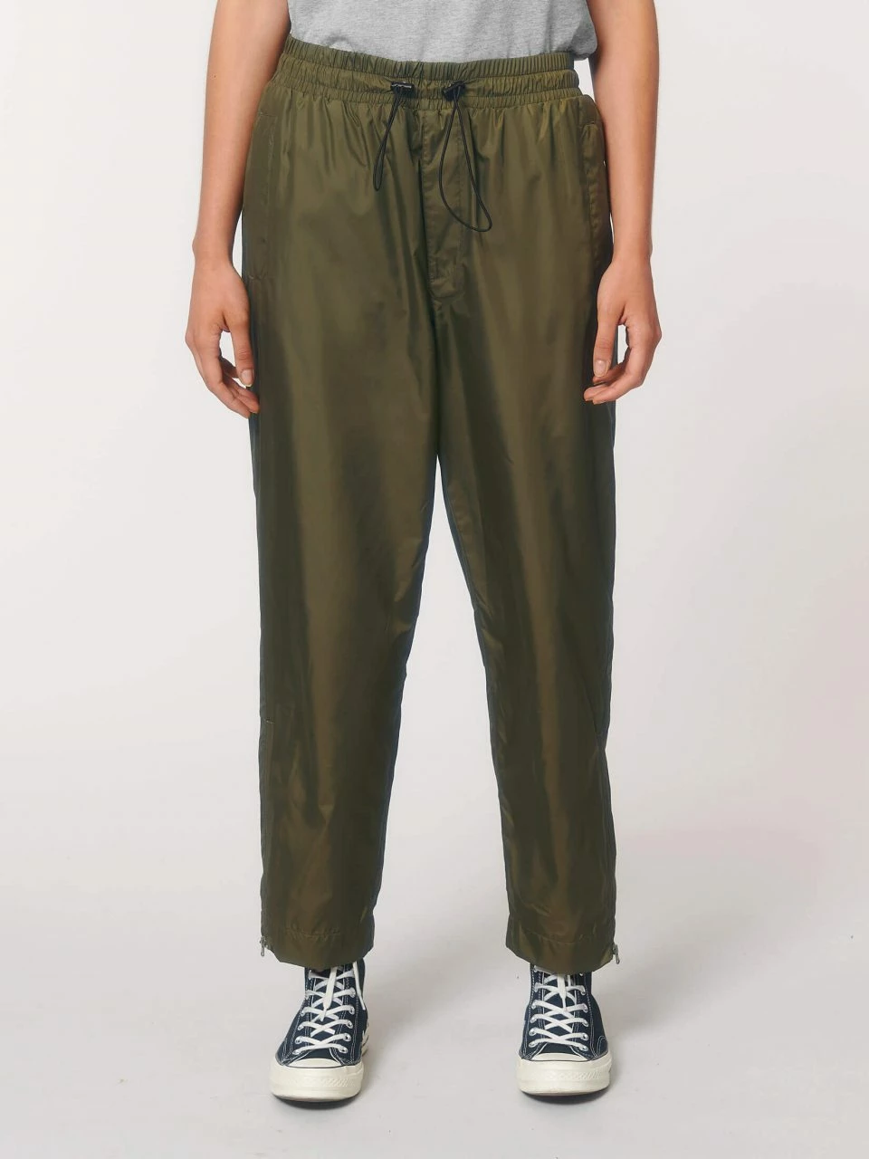 Unisex Multifunktionshose Aus Recyceltem Polyester - British Khaki 10 Unisex Multifunktionshose Aus Recyceltem Polyester - British Khaki – Bild 8