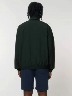 Leichte Unisex Jacke Aus Recyceltem Nylon - Black -Grundstoff Verkaufsladen U849 002 6 vegane Freizeitjacke leicht und locker geschnitten schwarz aus rec Nylon 1280x1280