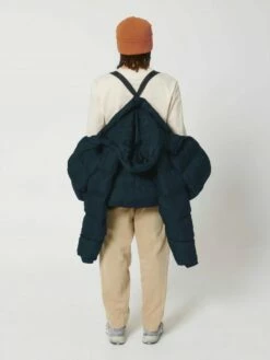 Oversized Unisex Puffer Jacket Aus Recyceltem Polyester - French Navy -Grundstoff Verkaufsladen Unisex Winterjacke integrierte Traeger U840 727 1280x1280