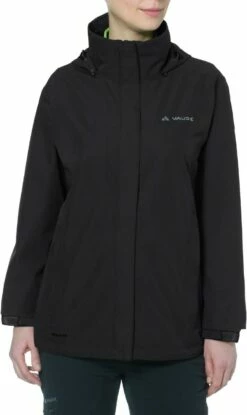 VAUDE Damen Jacke Escape Light Jacket - Black 8 VAUDE Damen Jacke Escape Light Jacket - Black -Grundstoff Verkaufsladen VAUDE Regenjacke schwarz fair nachhaltig wasserdicht 03895 1280x1280
