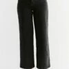 Wide Leg Jeans Aus Bio-Baumwolle - Carbon Gray -Grundstoff Verkaufsladen Vegane Damenjeans Wide Leg WE1010 145 1280x1280