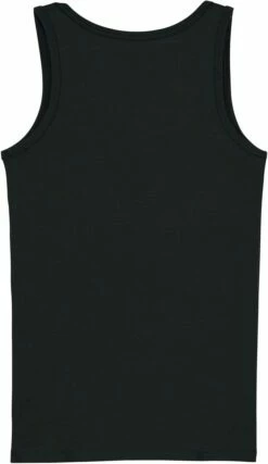 Tank-Top Aus Bio-Baumwolle - 3er-Pack - Black -Grundstoff Verkaufsladen W013 002 Tank Top oekologisch fair schwarz back 1280x1280