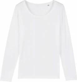 Longsleeve Aus Bio-Baumwolle - White