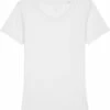 T-Shirt Aus Bio-Baumwolle - White -Grundstoff Verkaufsladen W032 001 T Shirt aus Bio Baumwolle white front 1280x1280 1