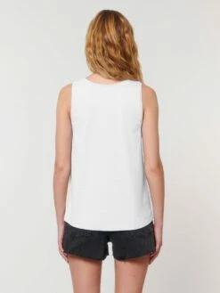 Tank Top Aus Bio-Baumwolle - White -Grundstoff Verkaufsladen W084 001 05 relaxed fit traeger top faire bedingungen fm back 1280x1280