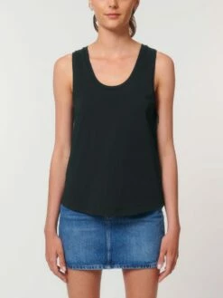 Tank Top Aus Bio-Baumwolle - Black -Grundstoff Verkaufsladen W084 002 03 bio tank top nachhaltige herstellung fm front 1280x1280