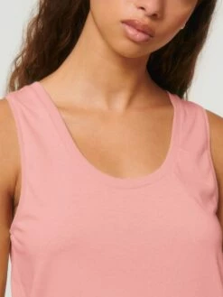 Tank Top Aus Bio-Baumwolle - Canyon Pink -Grundstoff Verkaufsladen W084 038 04 nachhaltiges tank top schadstoffarme umweltschonende produktion fm detail 1280x1280