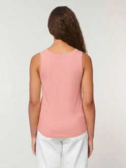 Tank Top Aus Bio-Baumwolle - Canyon Pink -Grundstoff Verkaufsladen W084 038 05 relaxed fit traeger top gekaemmte ringgesponnene baumwolle bio fm back 1280x1280