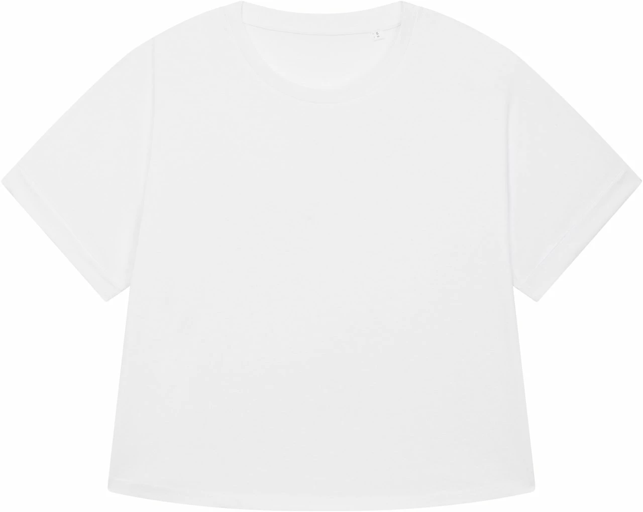 Rolled Sleeve T-Shirt Aus Bio-Baumwolle - White 3 Rolled Sleeve T-Shirt Aus Bio-Baumwolle - White