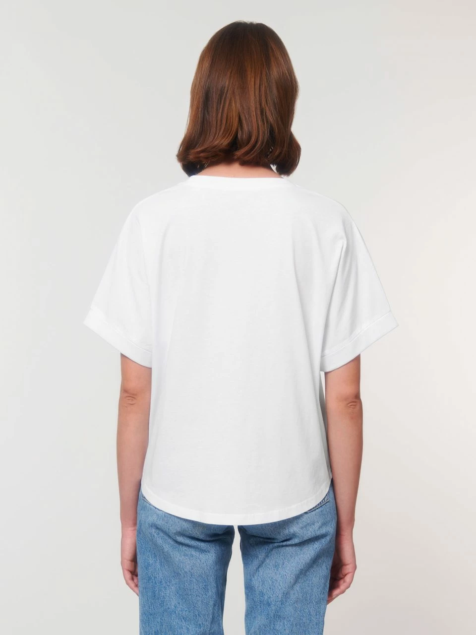 Rolled Sleeve T-Shirt Aus Bio-Baumwolle - White 7 Rolled Sleeve T-Shirt Aus Bio-Baumwolle - White – Bild 5