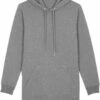 Sweatshirt-Kleid Mit Kapuze Aus Bio-Baumwolle - Mid Heather Grey 2 Sweatshirt-Kleid Mit Kapuze Aus Bio-Baumwolle - Mid Heather Grey -Grundstoff Verkaufsladen W143 650 Sweatshirt Kleid Bio Baumwolle mid heather grey front 1280x1280