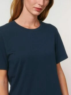 Jersey-Kleid Aus Bio-Baumwolle - French Navy 12 Jersey-Kleid Aus Bio-Baumwolle - French Navy -Grundstoff Verkaufsladen W144 727 05 kurzarm kleid aus bio baumwoll jersey faire herstellung fm detail 1280x1280