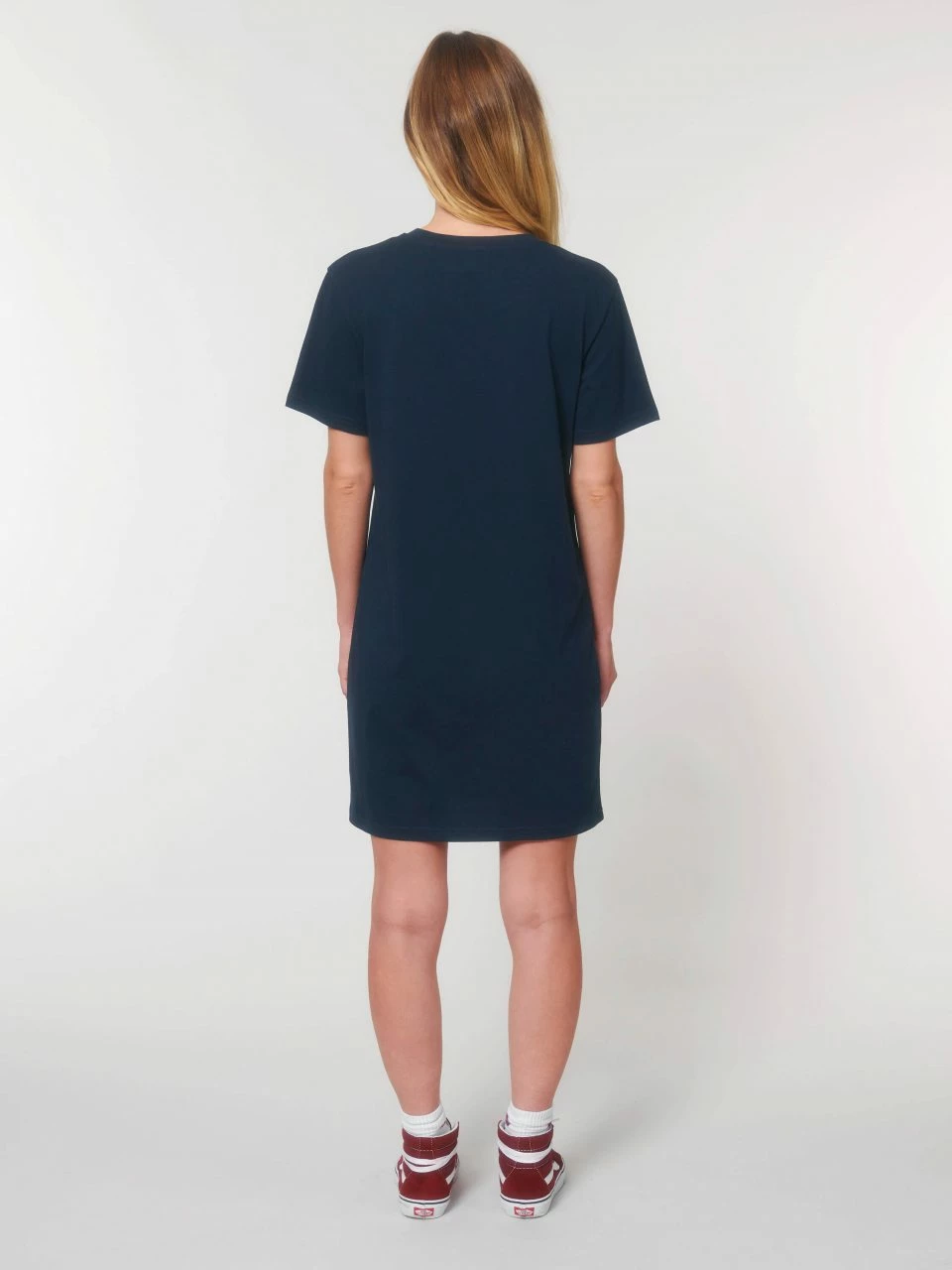 Jersey-Kleid Aus Bio-Baumwolle - French Navy 8 Jersey-Kleid Aus Bio-Baumwolle - French Navy – Bild 6