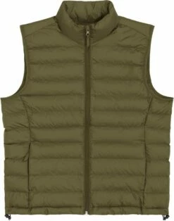 Steppweste Aus Recyceltem Polyester - British Khaki