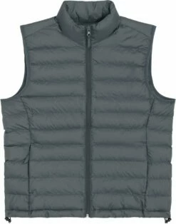 Steppweste Aus Recyceltem Polyester - Deep Metal