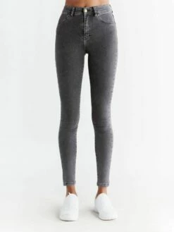 Skinny Fit Jeans Aus Bio-Baumwolle & Modal - Iron Gray