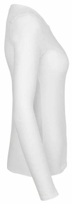 Neutral Longsleeve Aus Fairtrade Bio-Baumwolle - Weiss -Grundstoff Verkaufsladen WHI side DA Langarm Shirt GOTS O81050 1280x1280 1