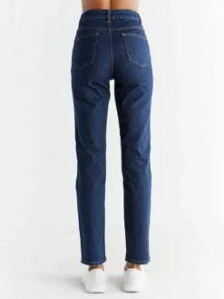 Regular Fit Jeans Aus Bio-Baumwolle - Dark Slate Blue -Grundstoff Verkaufsladen WL1009 215 oeko jeans schadstoffarme produktion back 1280x1280