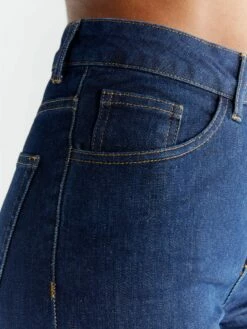Regular Fit Jeans Aus Bio-Baumwolle - Dark Slate Blue -Grundstoff Verkaufsladen WL1009 215 vegane jeans bio baumwolle ressourcenschonend detail 1280x1280