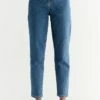 Mom Fit Jeans Aus Bio-Baumwolle - Lapis Blue -Grundstoff Verkaufsladen WN1009 231 blue jeans bio baumwolle gots mom fit 1280x1280