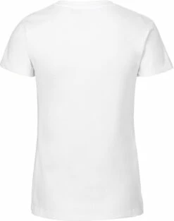 Neutral Organic Fitted V-Neck T-Shirt Fairtrade - Weiss -Grundstoff Verkaufsladen Weisses V Ausschnitt Shirt Damen Bio hinten 1280x1280