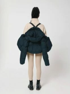 Oversized Unisex Puffer Jacket Aus Recyceltem Polyester - French Navy -Grundstoff Verkaufsladen Winterjacke mit Traegern fair trade U840 727 1280x1280