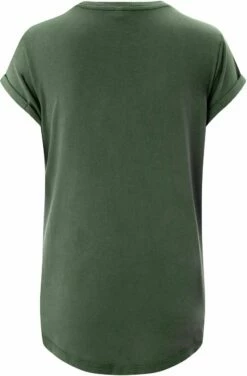 Organic Rolled Sleeve T-Shirt - Stone Green -Grundstoff Verkaufsladen back EP16 stone green5980954273083 1280x1280