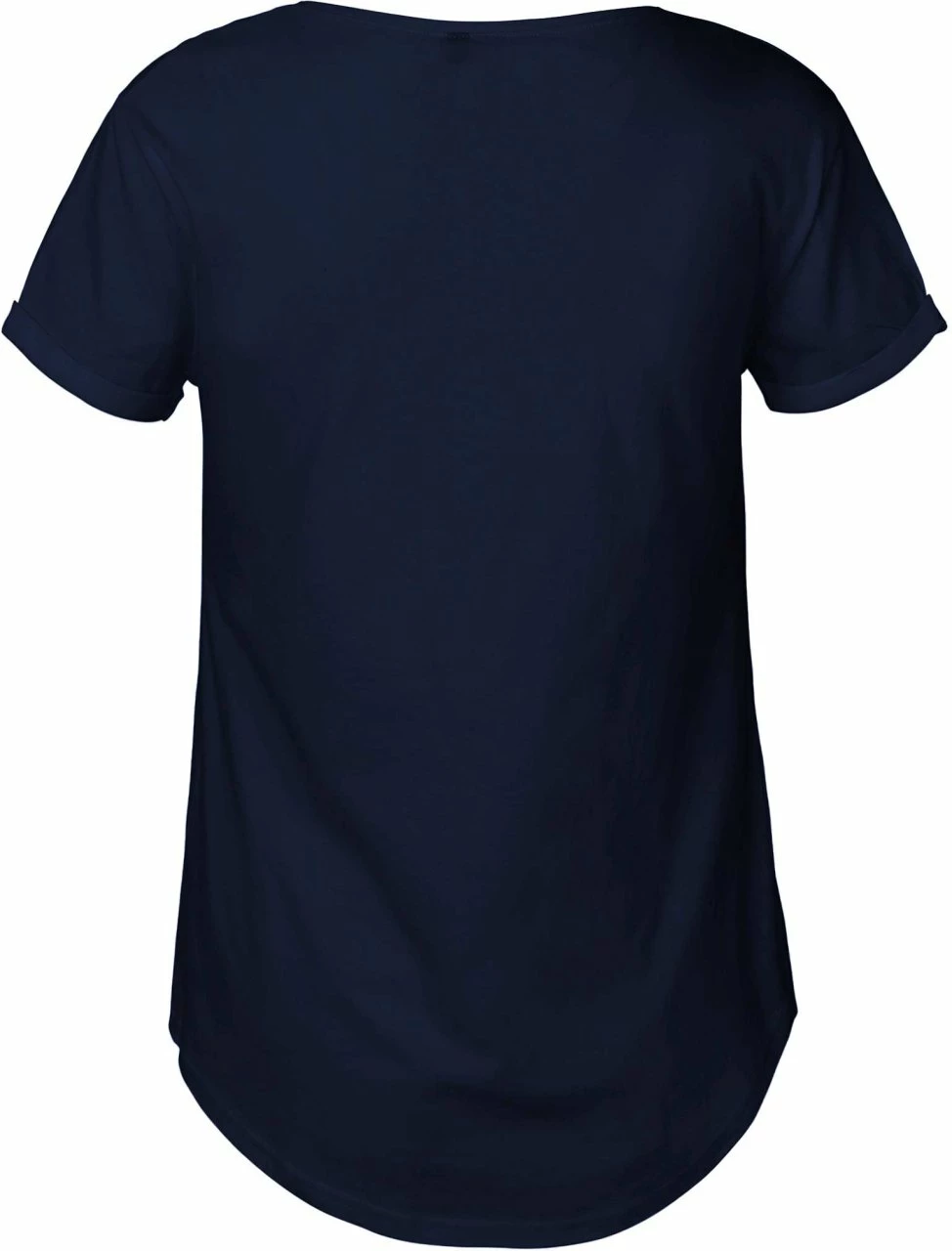 Neutral Roll Up Sleeve T-Shirt Aus Fairtrade Bio-Baumwolle - Navy 4 Neutral Roll Up Sleeve T-Shirt Aus Fairtrade Bio-Baumwolle - Navy – Bild 2