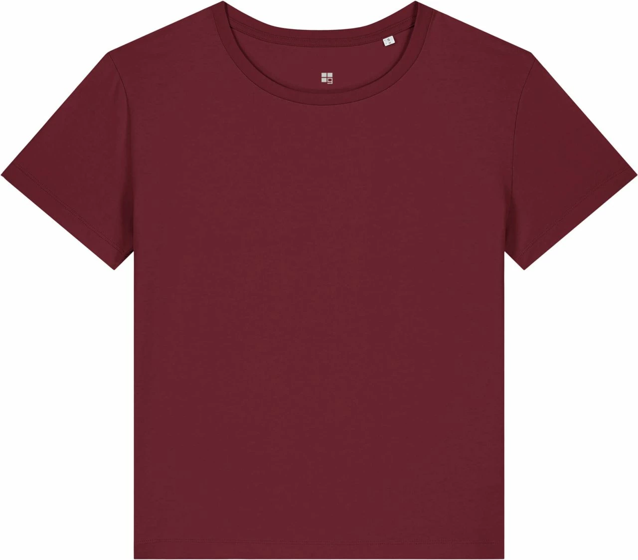Basic T-Shirt Aus Bio-Baumwolle - 3er-Pack - Burgundy 4 Basic T-Shirt Aus Bio-Baumwolle - 3er-Pack - Burgundy – Bild 2