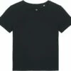 Basic T-Shirt Aus Bio-Baumwolle - Black -Grundstoff Verkaufsladen basic t shirt schwarz black serena damen faire herstellung schadstoffarm W173 002 1280x1280
